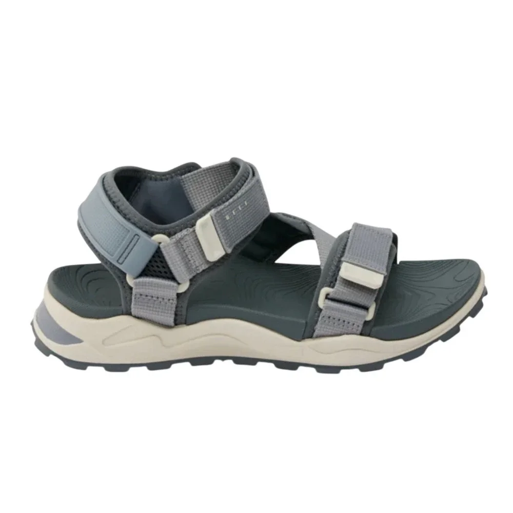 Reef Cross-Shore Sandals, Mens Size 13 NWT Gray/Tan